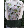 flower heart cobbler apron