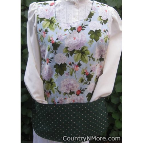flower heart cobbler apron