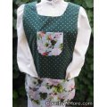 flower heart cobbler apron