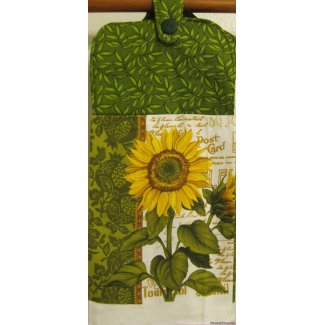 sunflower oven door towel 1832