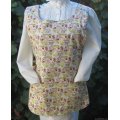 thanksgiving fall leaves cobbler apron lg xl