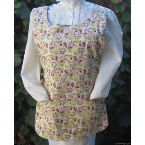 thanksgiving fall leaves cobbler apron lg xl