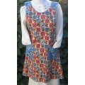 reversible vintage horse bandana apron