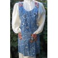 reversible vintage horse bandana apron