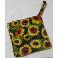 sunflowers give thanks cobbler apron lg xl