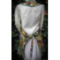 fall farm country vintage apron plus size