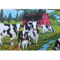 gorgeous cow horse cobbler apron lg xl