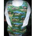 gorgeous cow horse cobbler apron lg xl