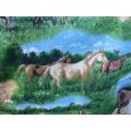 gorgeous cow horse cobbler apron lg xl