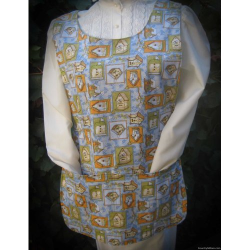 birdhouses sunflowers bees cobbler apron lg xl