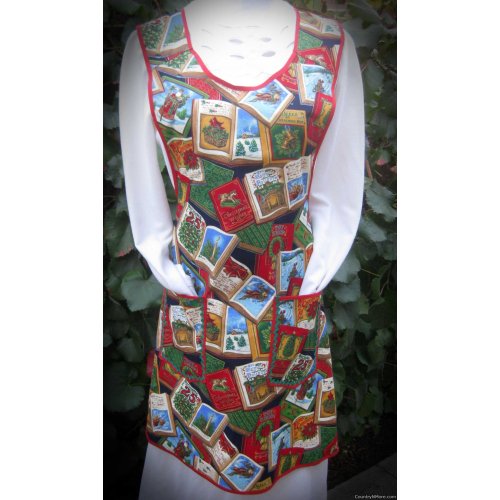 christmas vintage apron