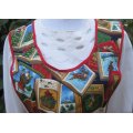 christmas vintage apron