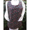 christmas cardinal birds rose cobbler apron lg xl