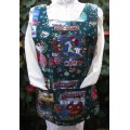 vintage toys santa christmas cobbler apron lg xl