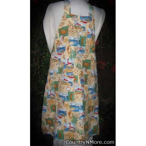 sea reversible bbq apron plus size