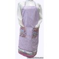 tea time reversible bbq apron women plus size