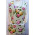 gorgeous rose cobbler apron lg xl
