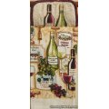 chateau wine oven door towel dish cloth mitt set