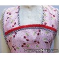 cute vintage handmade cherries polka dots