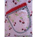cute vintage handmade cherries polka dots