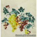 vintage grapes vine kitchen tea towel