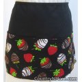 chocolate covered strawberries waitress hostess baking apron