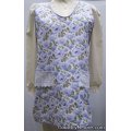 vintage floral eyelet slip over ties apron sizes 18 20