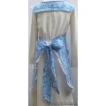 blue rose eyelet vintage style apron