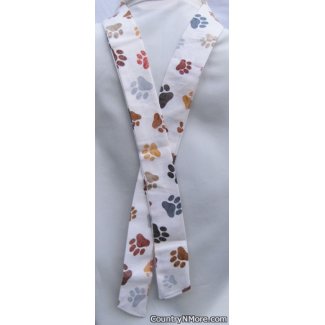 paw print neck cooler cool tie