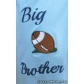 big brother embroidered football t shirt