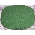 gorgeous handmade garden floral place mat