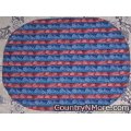 reversible patriotic flag place mat