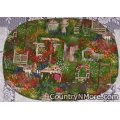 gorgeous garden floral 2 place mat