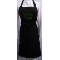 custom embroidered bbq apron loraine cooks