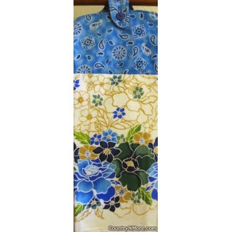 beautiful flowers hanging oven door towel