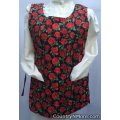 rose christmas poinsettia cobbler apron lg xl