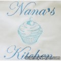nanas kitchen embroidered cupcake white apron