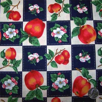 apple square fabric
