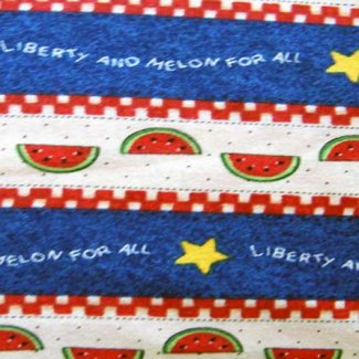 daisy kingdom patriotic watermelon stripe fabric