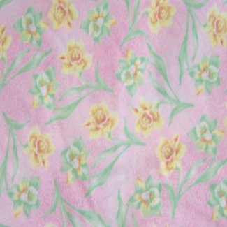 tulips pink fabric