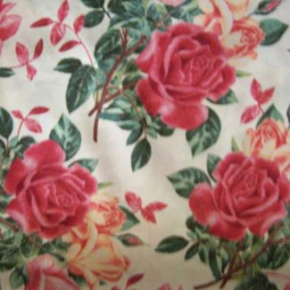 gorgeous large roses fabric