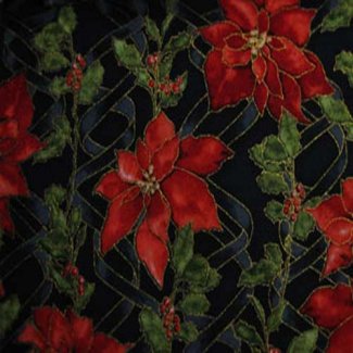 poinsettia fabric