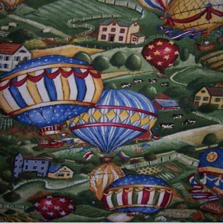 hot air balloon ride fabric