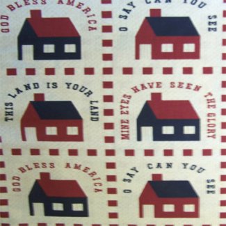 patriotic quilt squares fabric