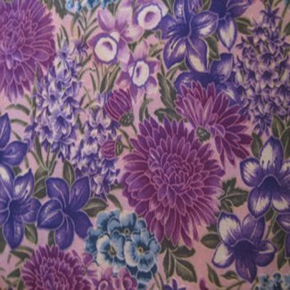 purple floral valerie fabric