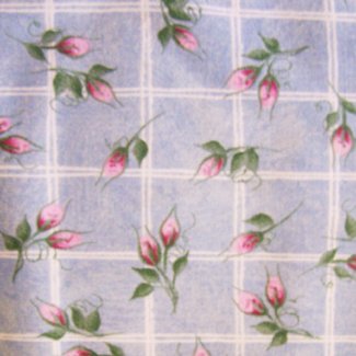 small pink rose bud fabric