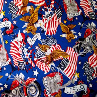 usa liberty eagle flag fabric