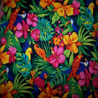 cockatoo parrot fabric