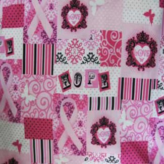 ribbons hope fabric