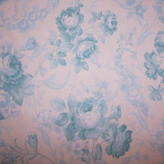 soft blue rose fabric